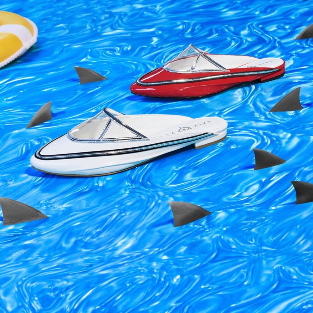 Katy Perry The Oceana speed boat slides